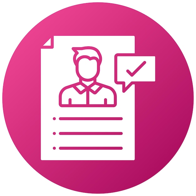 Gerente de contratación Estilo de ícono masculino