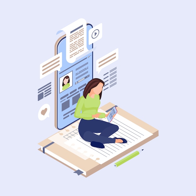 Gerente de SMM, redactor de contenido, redactor publicitario que crea publicaciones en redes sociales
