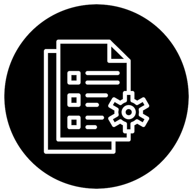 Gestión de archivos Ilustración de diseño de íconos vectoriales