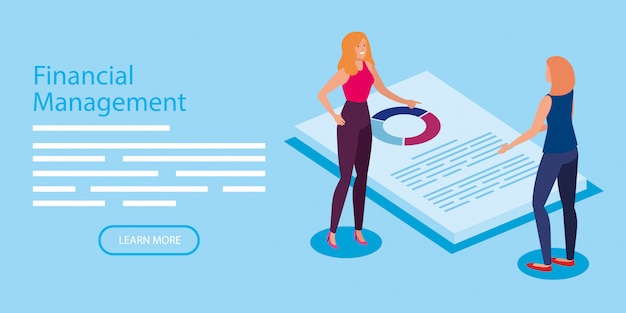 Gestión financiera con mujeres y documento.