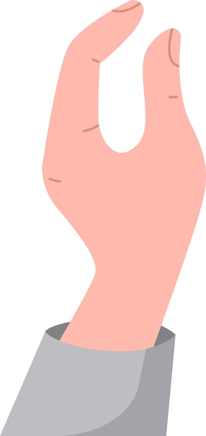 Gesto de coger la mano