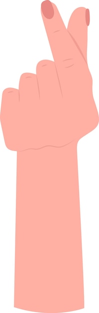Gesto de la mano humana