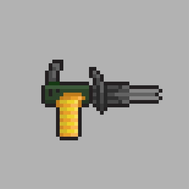 Getling gun en estilo pixel art