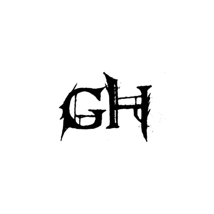 Vector gh monograma logotipo diseño carta texto nombre símbolo monocromo logotipo alfabeto carácter simple logotipo