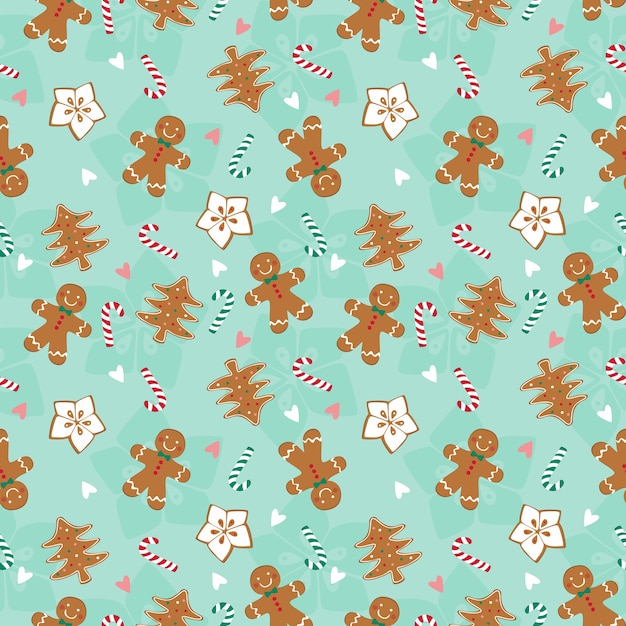 Gingerbread Christmas Pattern