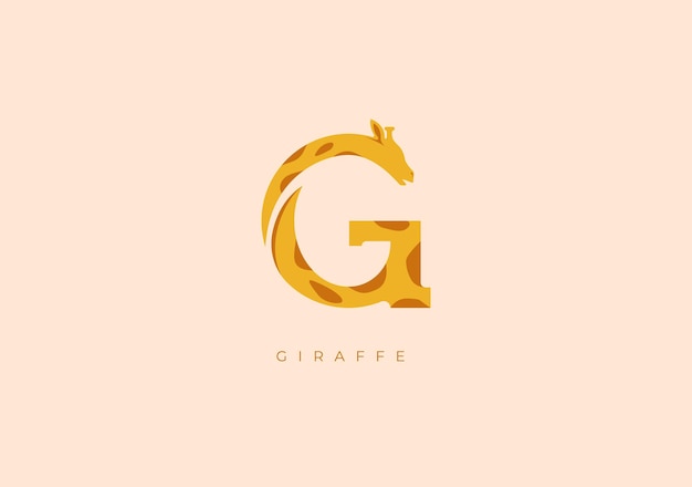 GIRAFFE F MONOGRAM VECTOR LOGO