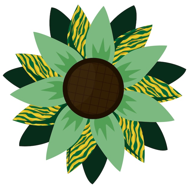 Vector girasol del día de san patricio