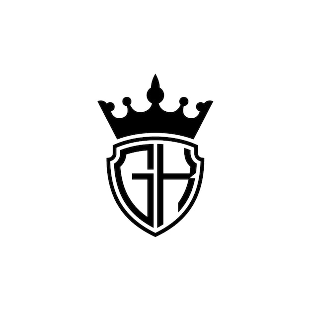 GK monograma logotipo diseño carta texto nombre símbolo monocromo logotipo alfabeto carácter simple logotipo