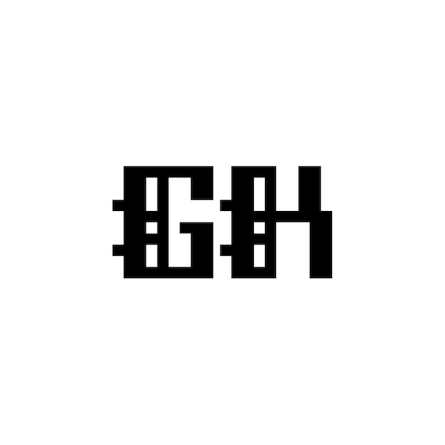 GK monograma logotipo diseño carta texto nombre símbolo monocromo logotipo alfabeto carácter simple logotipo