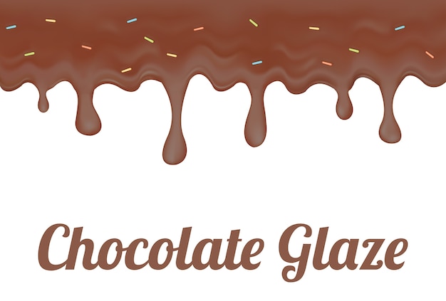 un glaseado de Chocolate Donut