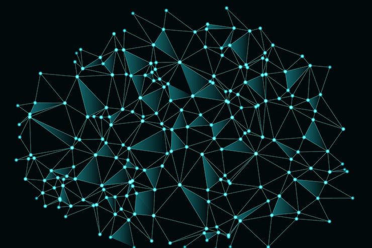 Vector global network connection background for banner design abstract line background with connecting dots and lines network connecting dot polygon social network communication internet technology