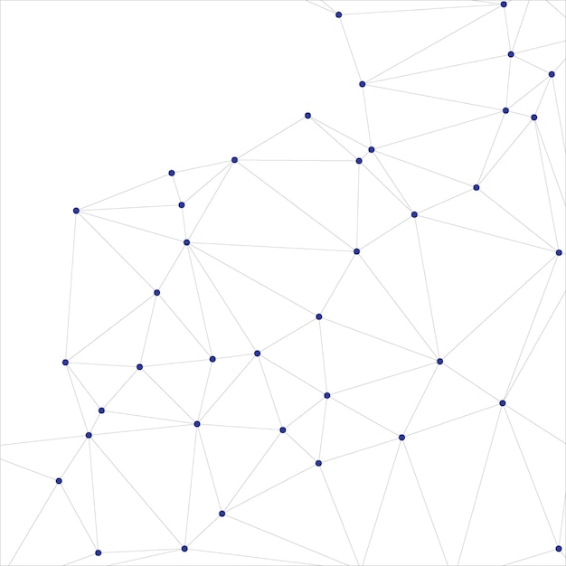Global network connection background for banner design Abstract line background with connecting dots and lines Network Connecting dot polygon Social network communication Internet technology