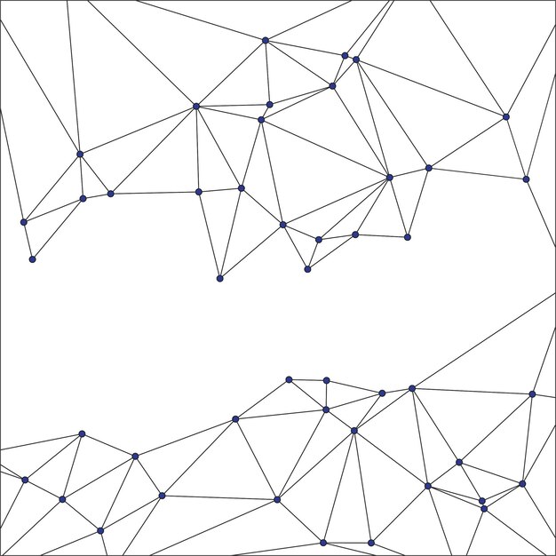 Global network connection background for banner design Abstract line background with connecting dots and lines Network Connecting dot polygon Social network communication Internet technology