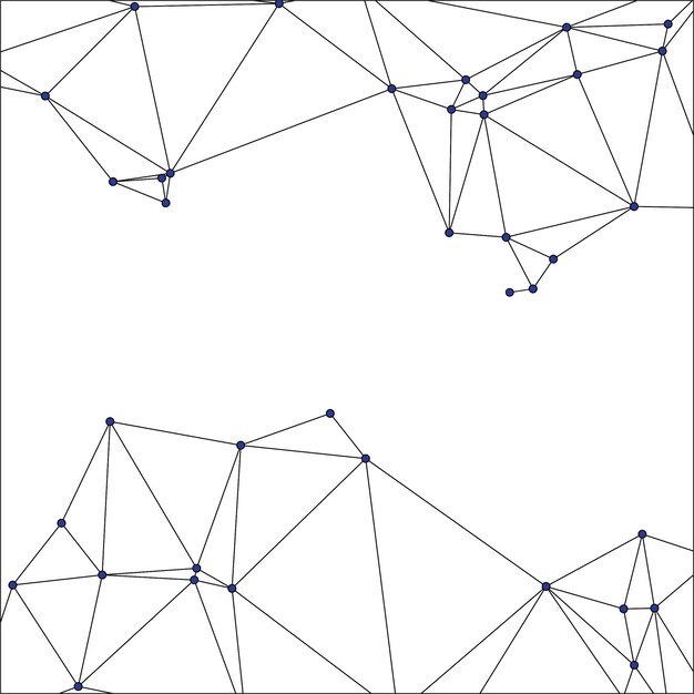 Global network connection background for banner design Abstract line background with connecting dots and lines Network Connecting dot polygon Social network communication Internet technology