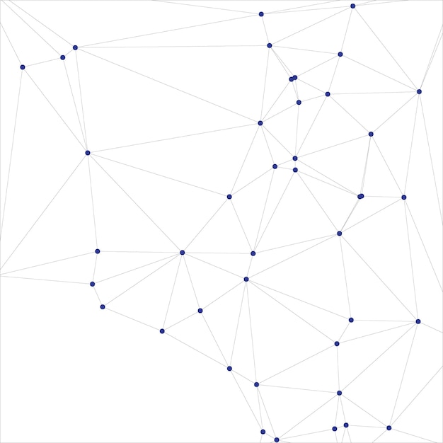 Global network connection background for banner design Abstract line background with connecting dots and lines Network Connecting dot polygon Social network communication Internet technology