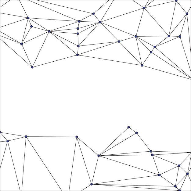 Global network connection background for banner design Abstract line background with connecting dots and lines Network Connecting dot polygon Social network communication Internet technology