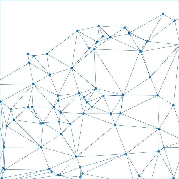 Global network connection background for banner design Abstract line background with connecting dots and lines Network Connecting dot polygon Social network communication Internet technology