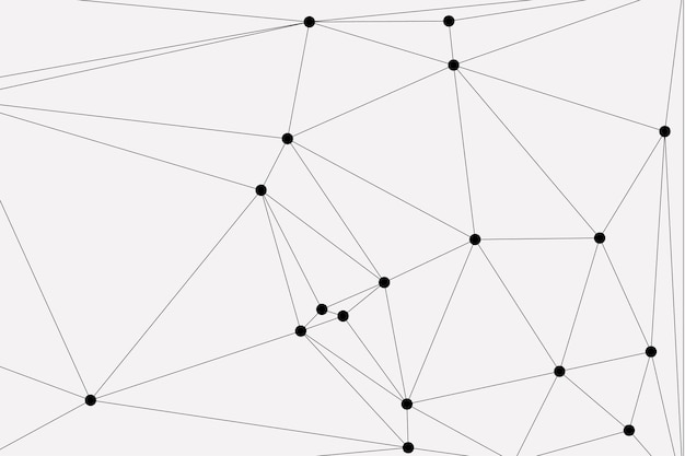 Global network connection background for banner design Abstract line background with connecting dots and lines Network Connecting dot polygon Social network communication Internet technology