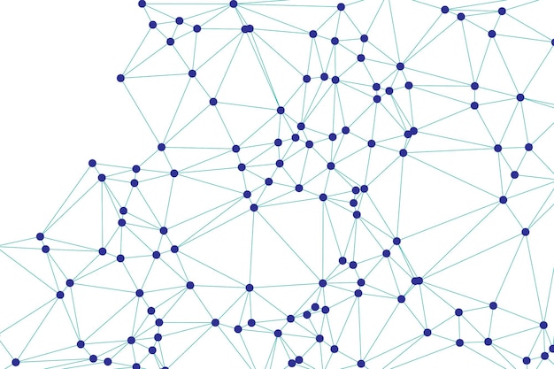 Global network connection background for banner design Abstract line background with connecting dots and lines Network Connecting dot polygon Social network communication Internet technology