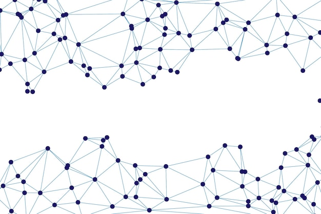 Global network connection background for banner design Abstract line background with connecting dots and lines Network Connecting dot polygon Social network communication Internet technology