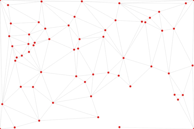 Global network connection background for banner design Abstract line background with connecting dots and lines Network Connecting dot polygon Social network communication Internet technology