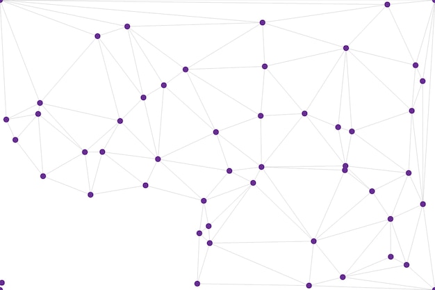 Global network connection background for banner design Abstract line background with connecting dots and lines Network Connecting dot polygon Social network communication Internet technology
