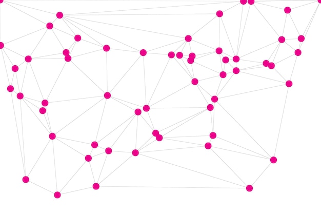 Global network connection background for banner design Abstract line background with connecting dots and lines Network Connecting dot polygon Social network communication Internet technology