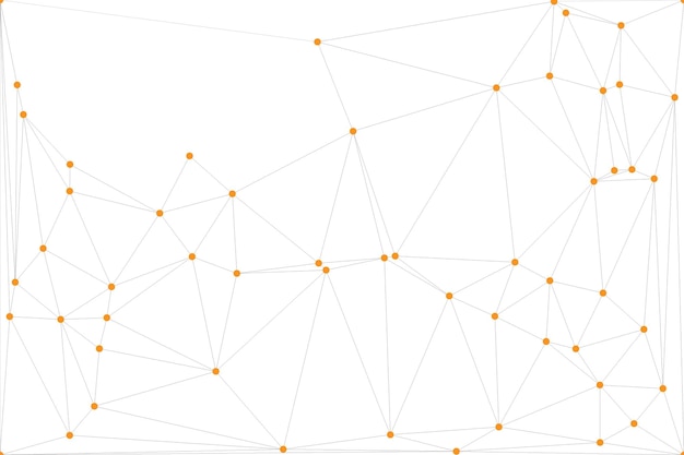 Global network connection background for banner design Abstract line background with connecting dots and lines Network Connecting dot polygon Social network communication Internet technology