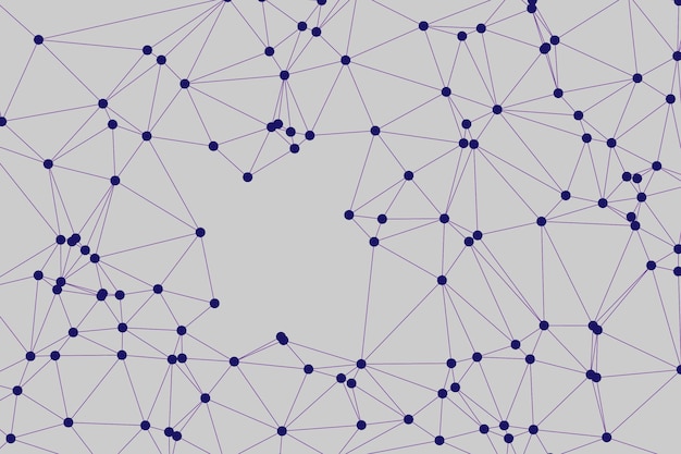 Global network connection background for banner design Abstract line background with connecting dots and lines Network Connecting dot polygon Social network communication Internet technology