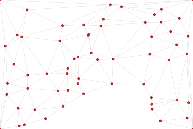 Global network connection background for banner design Abstract line background with connecting dots and lines Network Connecting dot polygon Social network communication Internet technology