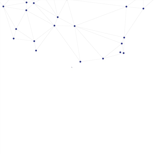 Global network connection background for banner design Abstract line background with connecting dots and lines Network Connecting dot polygon Social network communication Internet technology
