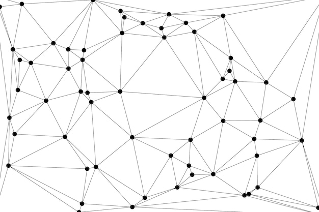 Global network connection background for banner design Abstract line background with connecting dots and lines Network Connecting dot polygon Social network communication Internet technology