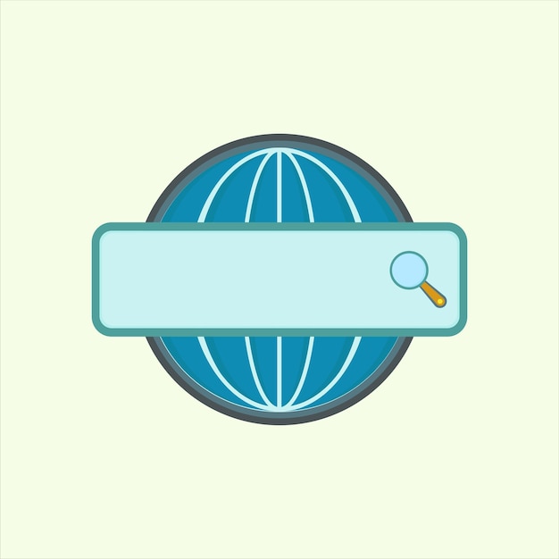 Global Search icon icon related to design elements suitable for web site app user interfaceselement printable etc flat icon style simple vector design editable