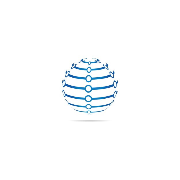 Globe Business vector logo plantilla icono ilustración