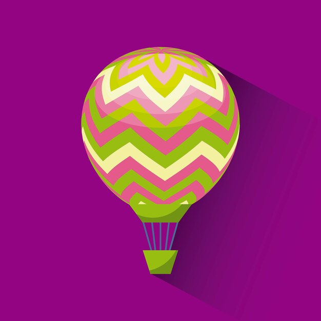 globo de aire colorido