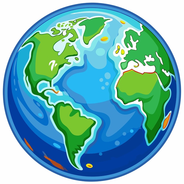 un globo colorido con la palabra mundo en él