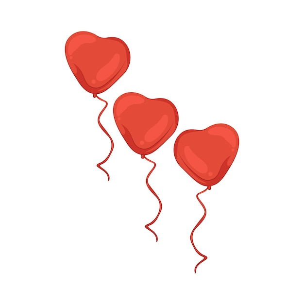 el globo del corazón