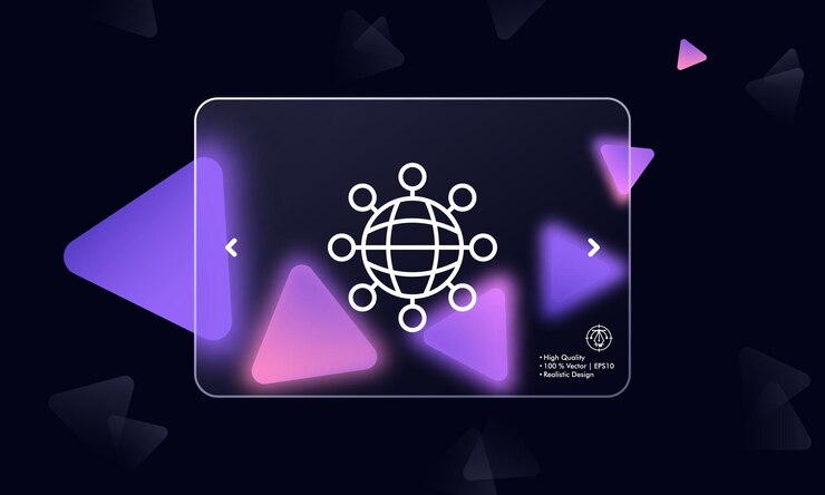 Vector globo con icono de línea de punteros geolocalización mapa ubicación destino viaje viaje gps viaje concepto de navegación estilo glassmorphism icono de línea vectorial para negocios y publicidad