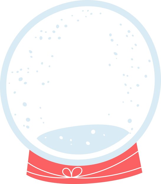 El globo de nieve de Navidad