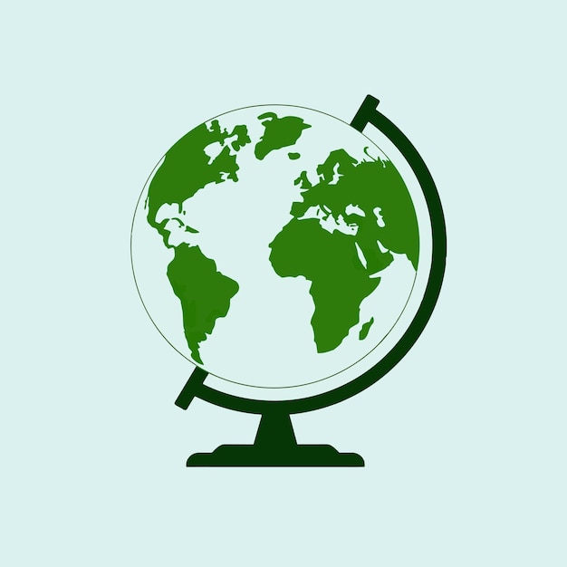 un globo verde con un fondo verde con un trasfondo verde