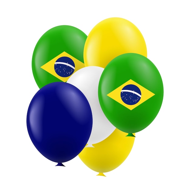 Vector los globos de brasil