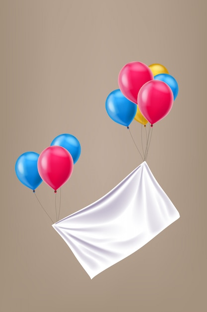 Vector globos de colores