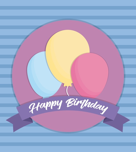 Globos de feliz cumpleaños