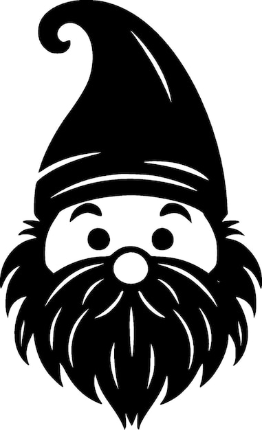 Gnome Logotipo vectorial de alta calidad Ilustración vectorial ideal para gráficos de camisetas