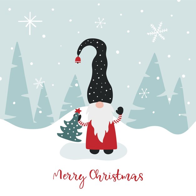 Gnomo de Navidad escandinavo