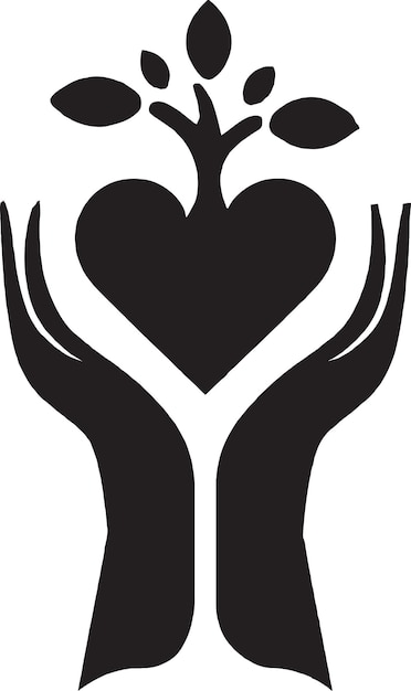 Go Green for a Better World Vector Logo Design for Tree Plantation Movement