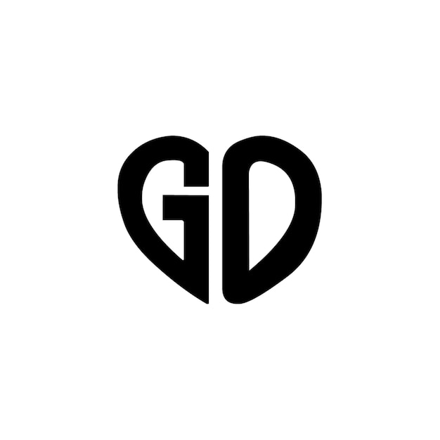 GO monograma logo diseño carta texto nombre símbolo monocromo logotipo alfabeto carácter simple logo