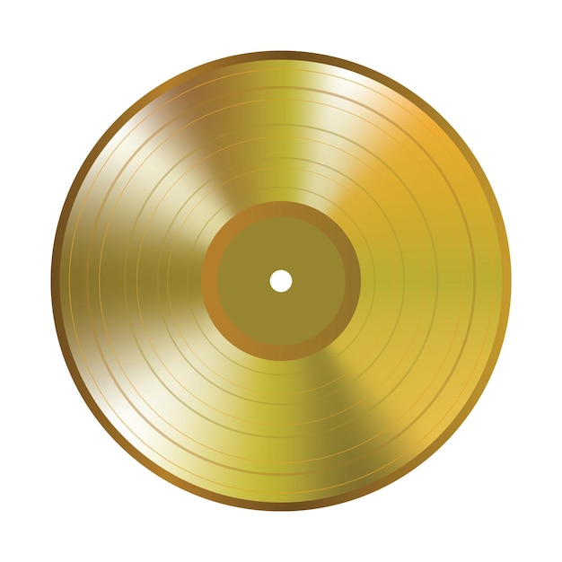 Gold Record Vector