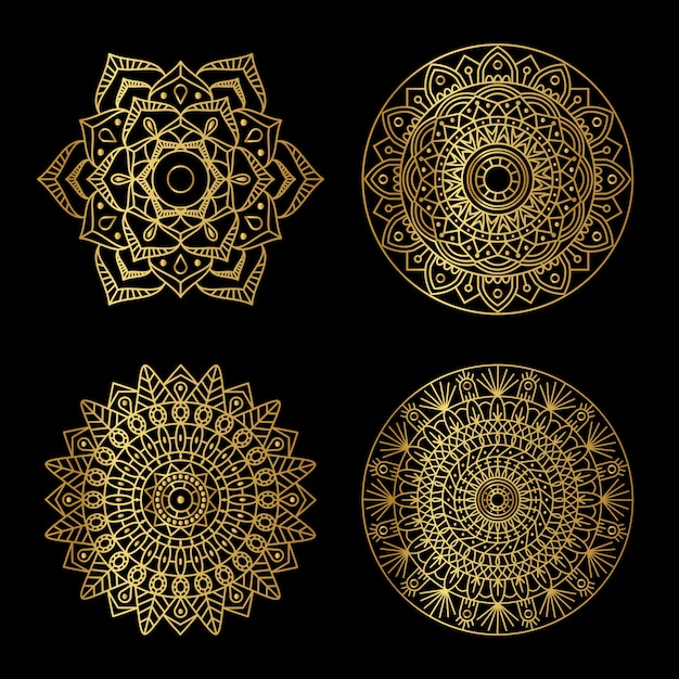 Golden Mandala Design