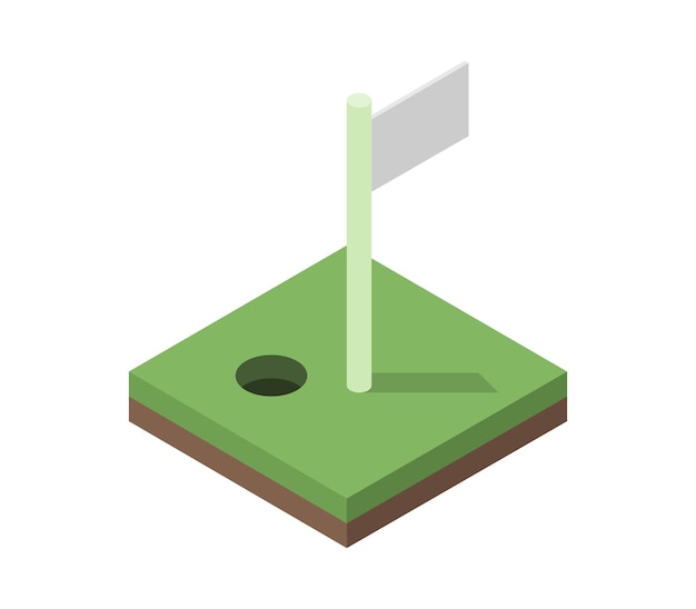 golf isométrico